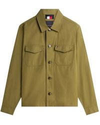 Tommy Hilfiger - Surchemise À Patch Logo Et Poche À Rabat - Lyst