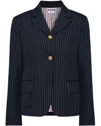Thom Browne - Getailleerde Jack Met Krijtstreep - Lyst