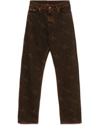 Martine Rose - Jeans Con Stampa - Lyst