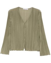 Samsøe & Samsøe - Pleated Buttoned Shirt - Lyst