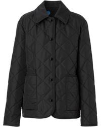 Burberry - Quilted Field Jacket - Lyst