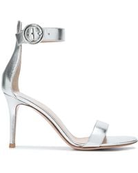Gianvito Rossi - Portofino 85Mm Leather Sandals - Lyst