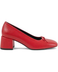 Vagabond Shoemakers - Adison Bow-Detail Block-Heel Pumps - Lyst