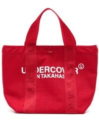 Undercover - Logo-print Canvas Tote Bag - Lyst