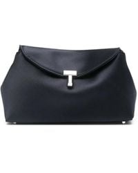 TOTEME - Clutch Aus Satin Mit T-Verschluss - Lyst