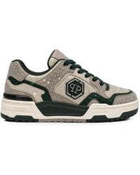 Philipp Plein - Low-Top Predator V2 Strass Sneakers - Lyst