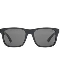 Burberry - Textured-Check Square Sunglasses - Lyst