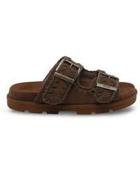 Mou - Suede Sandals - Lyst
