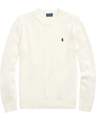 Polo Ralph Lauren - Embroidered-Logo Crew-Neck Sweater - Lyst