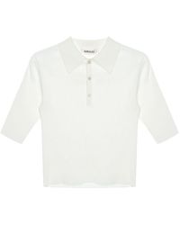 AURALEE - Giza Cotton Polo Shirt - Lyst