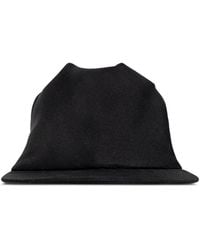 Balenciaga - Sculptural Scarf-Detail Cap - Lyst