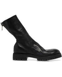 Guidi - Zip-Fastening Leather Ankle Boots - Lyst