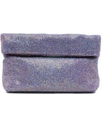 Twentyfourhaitch - Crystal-Embellished Clutch Bag - Lyst
