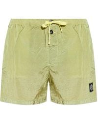 Stone Island - Adjustable Drawstring Swimsuit - Lyst