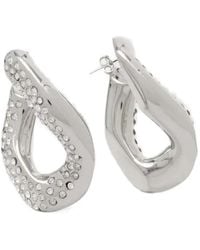 Patrizia Pepe - Crystal-Embellished Earrings - Lyst