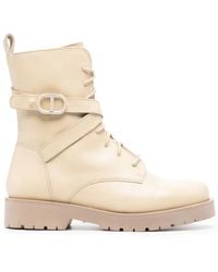 Twinset - 40Mm Leather Ankle Boots - Lyst