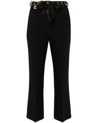 Elisabetta Franchi - Trousers With Chain - Lyst