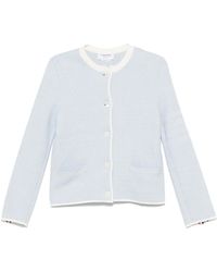 Thom Browne - Honeycomb-Knit Jacket - Lyst