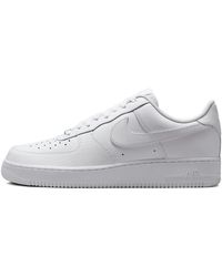 Nike - Low-Top Leather Trainers - Lyst