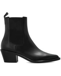 Gianvito Rossi - Pointed-Toe Ankle Boots - Lyst
