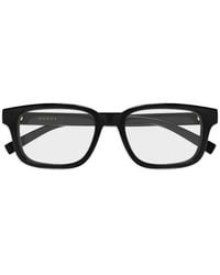 Gucci - Brille Mit Eckigem Gestell - Lyst