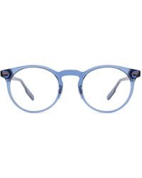 ZEGNA - Round-Frame Glasses - Lyst