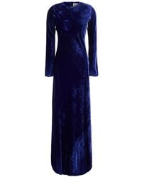 Semicouture - Cecily Long-Sleeve Maxi Dress - Lyst