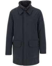 Peuterey - Double-collar Flap-pocket Coat - Lyst