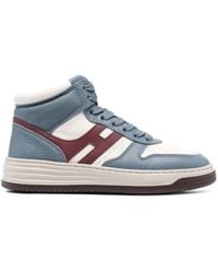 Hogan - H630 Panelled High-Top Sneakers - Lyst