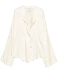 forte_forte - Silk Satin Shirt - Lyst
