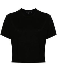 Theory - Cropped T-Shirt - Lyst
