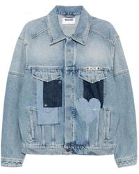 Moschino - Patchwork Denim Jacket - Lyst