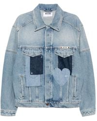 Moschino - Patchwork Denim Jacket - Lyst