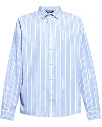 Jacquemus - La Casaコレクション ブルー&ホワイト La Chemise Simon シャツ - Lyst