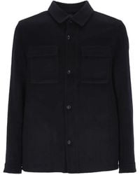Hōsio - Button-Up Chest-Pocket Jacket - Lyst