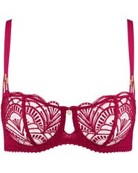 Aubade - Embroidered Underwired Bra - Lyst