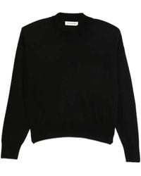 Frankie Shop - Rue High-Neck Padded-Shoulder Sweater - Lyst