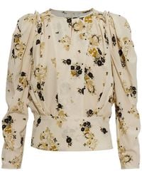 Isabel Marant - Zarga Floral-Print Top - Lyst