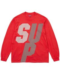 Supreme - Reflective Long-Sleeve T-Shirt - Lyst