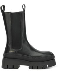 COPENHAGEN - Chunky-Sole Leather Boots - Lyst