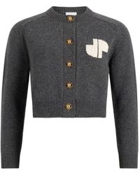 Patou - Cárdigan con apliques en intarsia - Lyst