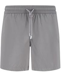 Fedeli - Drawstring-Fastening Swim Shorts - Lyst