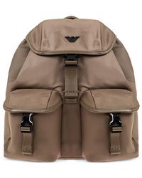 Emporio Armani - Rucksack Mit Schnallen - Lyst