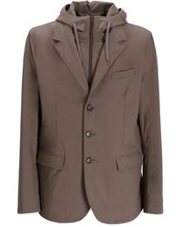 Herno - Blazer Met Capuchon - Lyst