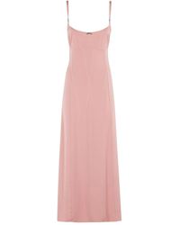 Rabanne - Robe Mi-Longue À Fines Bretelles - Lyst
