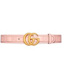 Gucci GG Marmont Matelassé Wide Belt
