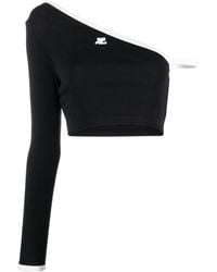 Courreges - One-shoulder Cropped Top - Lyst