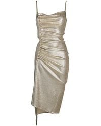Rabanne - Gedrapeerde Midi-Jurk - Lyst