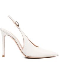 Gianvito Rossi - Pointed-Toe Slingback-Strap Pumps - Lyst