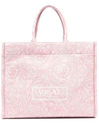 Versace - Barocco Athena Shopper Met Jacquard - Lyst